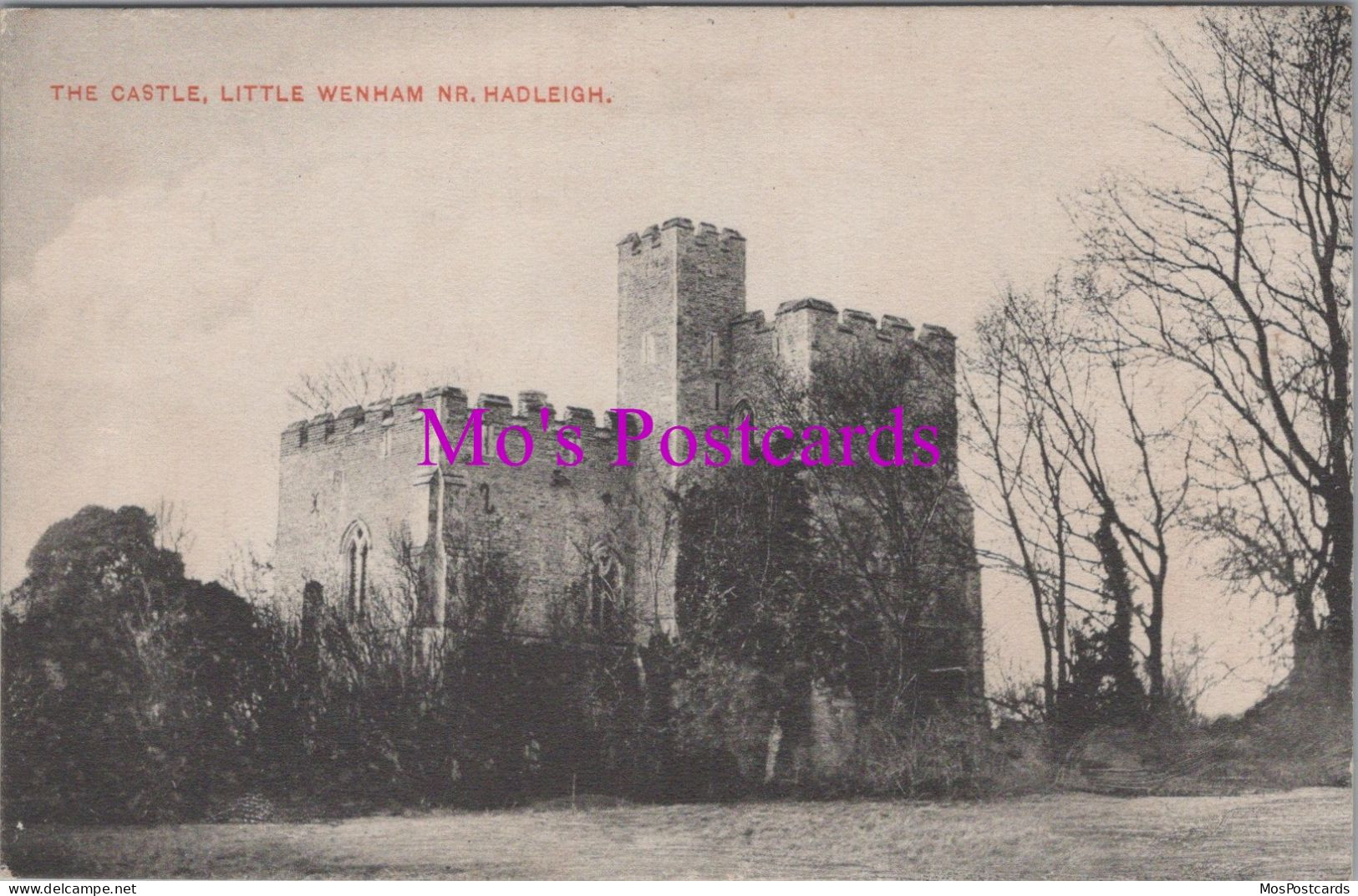 Suffolk Postcard - The Castle, Little Wenham, Near Hadleigh   DZ160 - Sonstige & Ohne Zuordnung