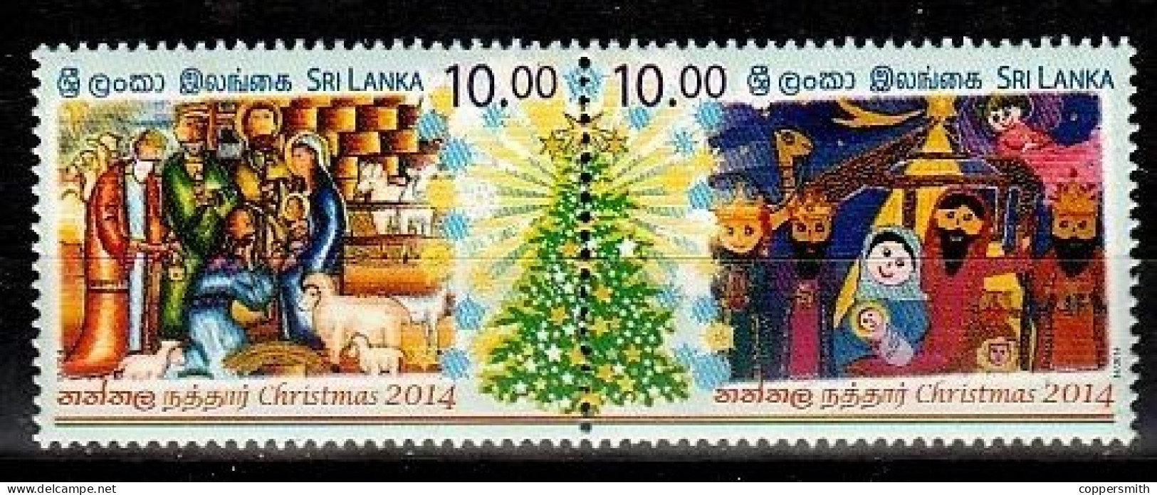 (1041) Sri Lanka  Culture / Religion / Christmas / 2014  ** / Mnh  Michel 2014-15 - Sri Lanka (Ceylon) (1948-...)
