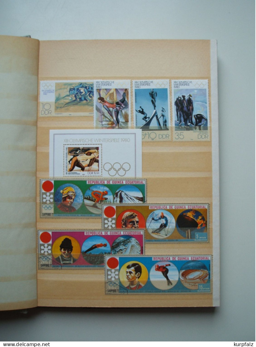 Olympische Winterspiele Versch. Olympiaden Briefmarken, Blocks, Kleinbögen, FDC - Autres & Non Classés