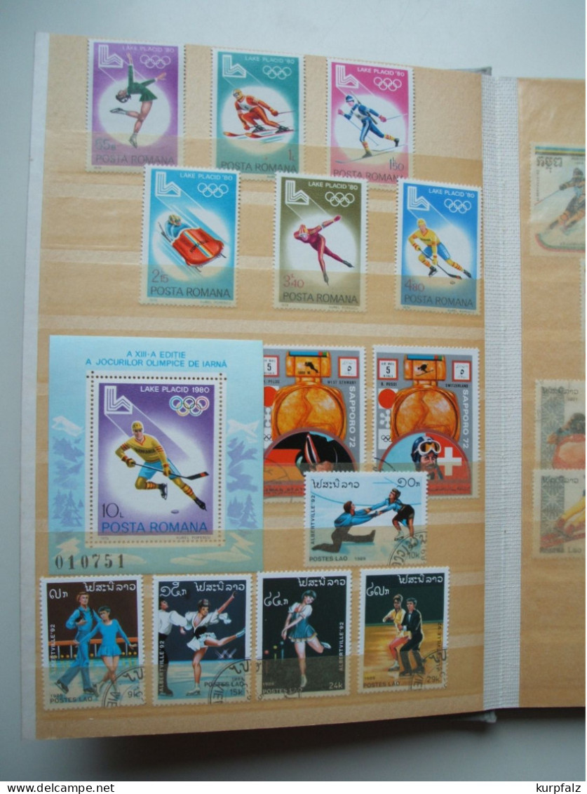 Olympische Winterspiele Versch. Olympiaden Briefmarken, Blocks, Kleinbögen, FDC - Altri & Non Classificati