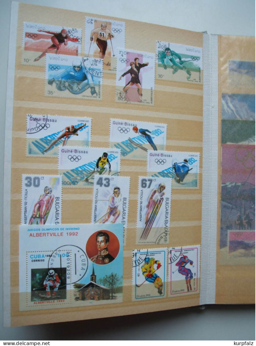 Olympische Winterspiele Versch. Olympiaden Briefmarken, Blocks, Kleinbögen, FDC - Altri & Non Classificati