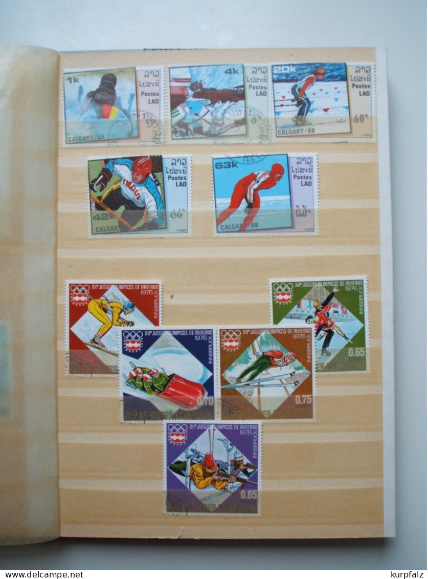 Olympische Winterspiele versch. Olympiaden Briefmarken, Blocks, Kleinbögen, FDC