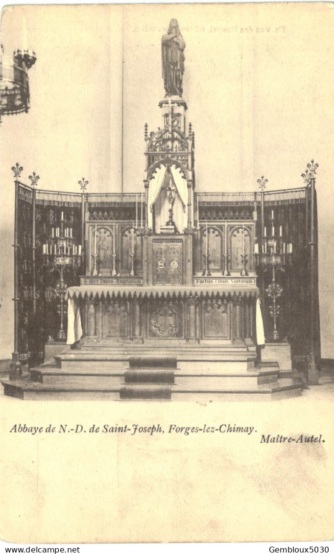 (180) Chimay Abbaye N.D. De Scourmont Maître-Autel - Chimay