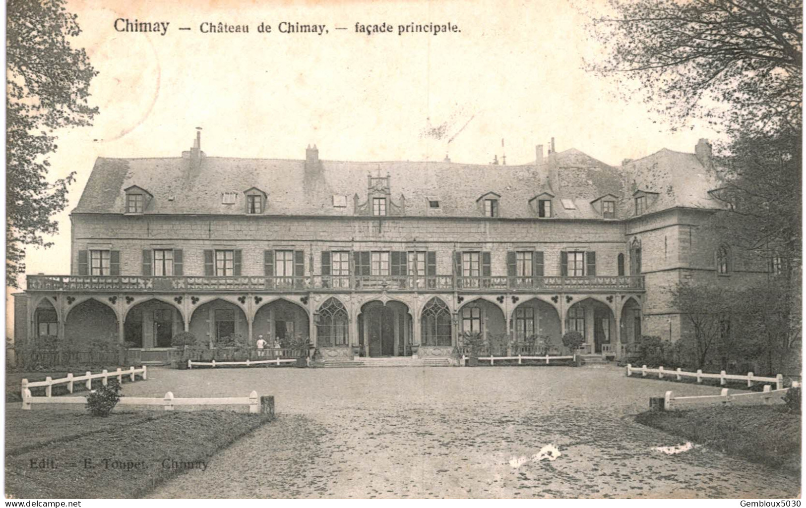 (184) Chimay Façade Du Château - Chimay