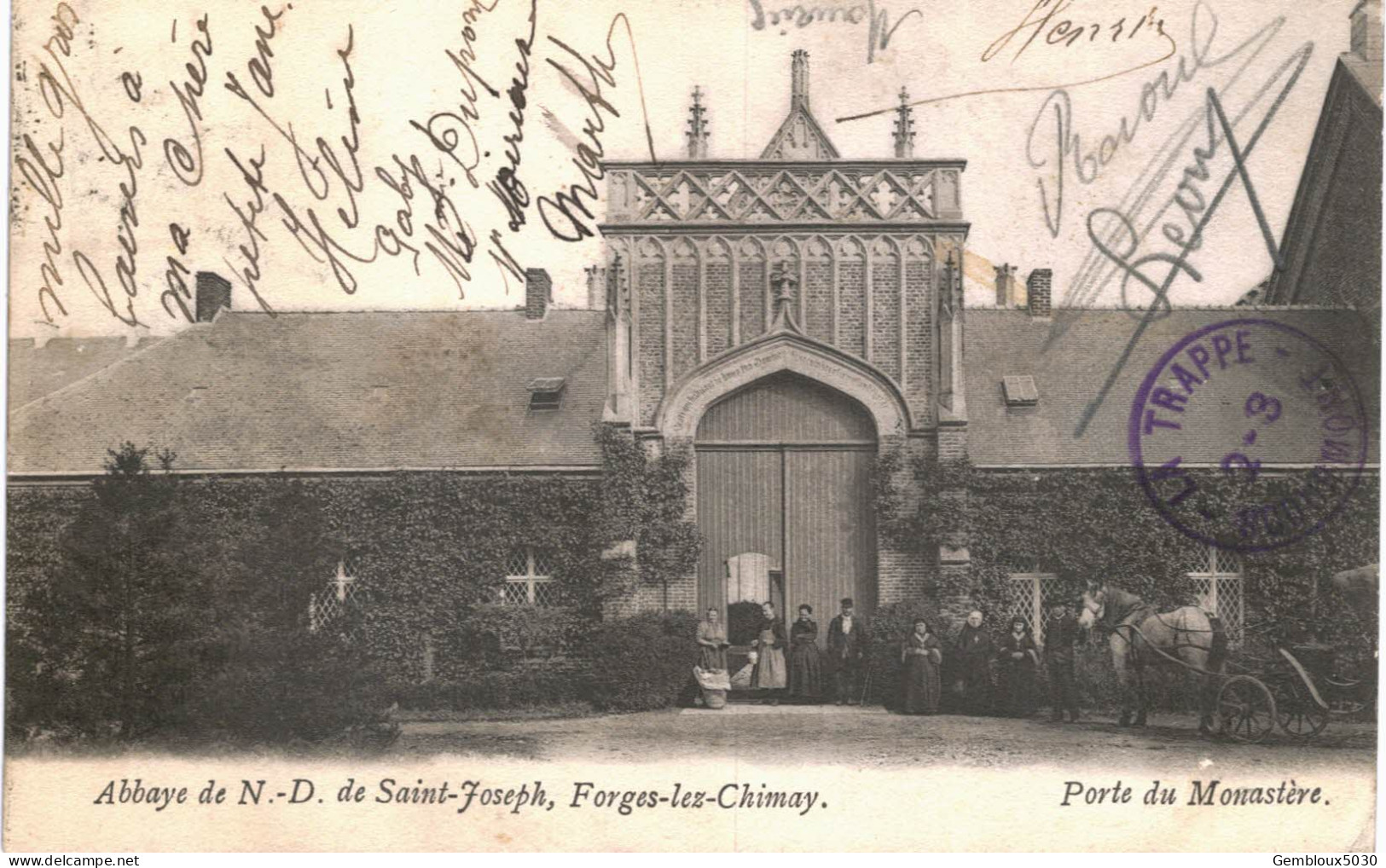 (462)    Chimay  Abbaye De N.D. De Saint-Joseph  Porte Du Monastère - Chimay