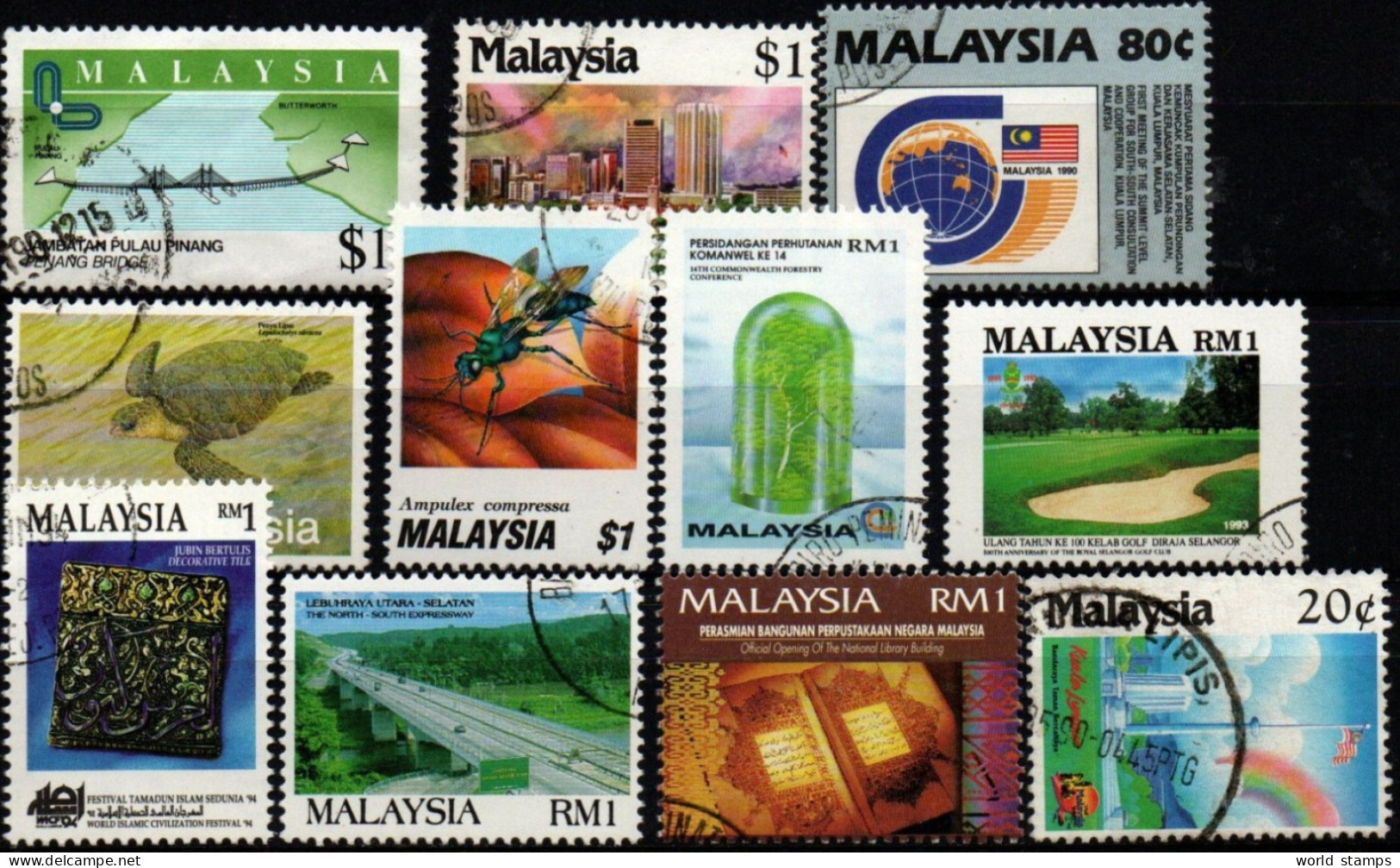 MALAYSIA LOT O - Malasia (1964-...)