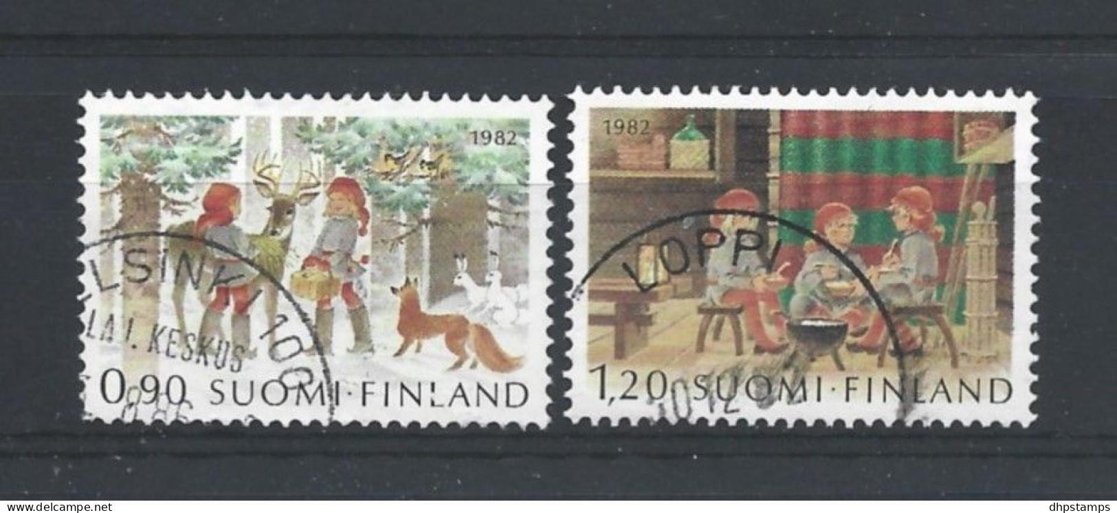 Finland 1982 Christmas  Y.T. 880/881 (0) - Gebraucht