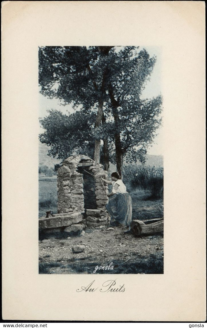 FEMME AU PUIT 1920/30 - Landbouwers