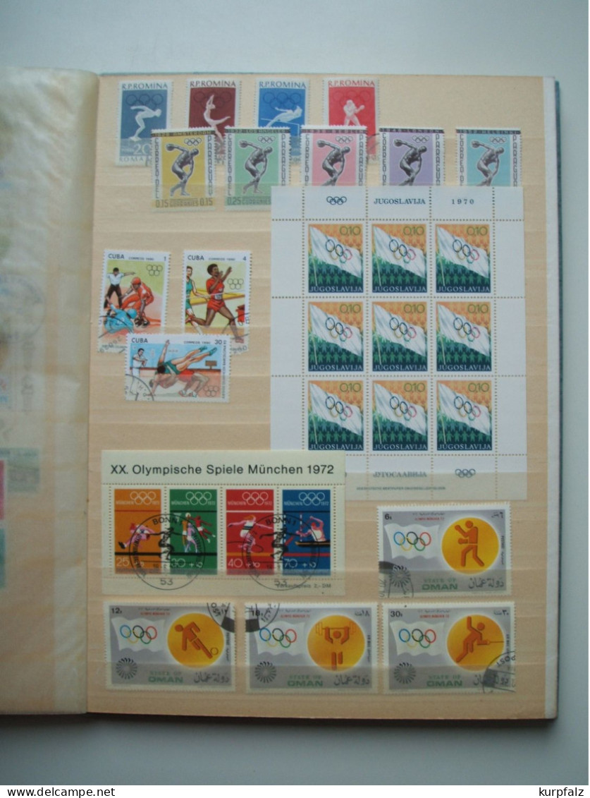 Olympische Sommerspiele versch. Olympiaden - Sätze, Block's, Kleinbögen