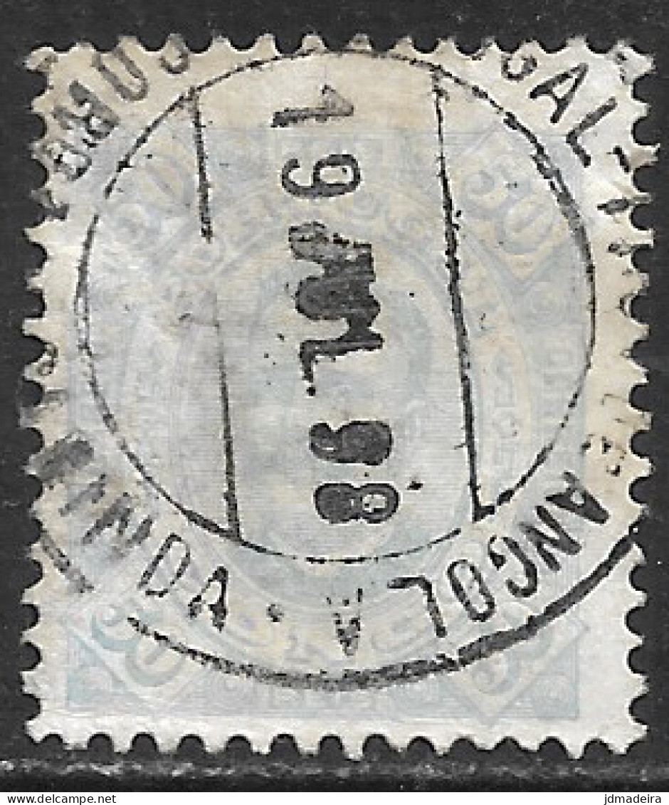 Portuguese Congo – 1894 King Carlos 50 Réis Used Stamp CABINDA Cancel - Congo Portoghese