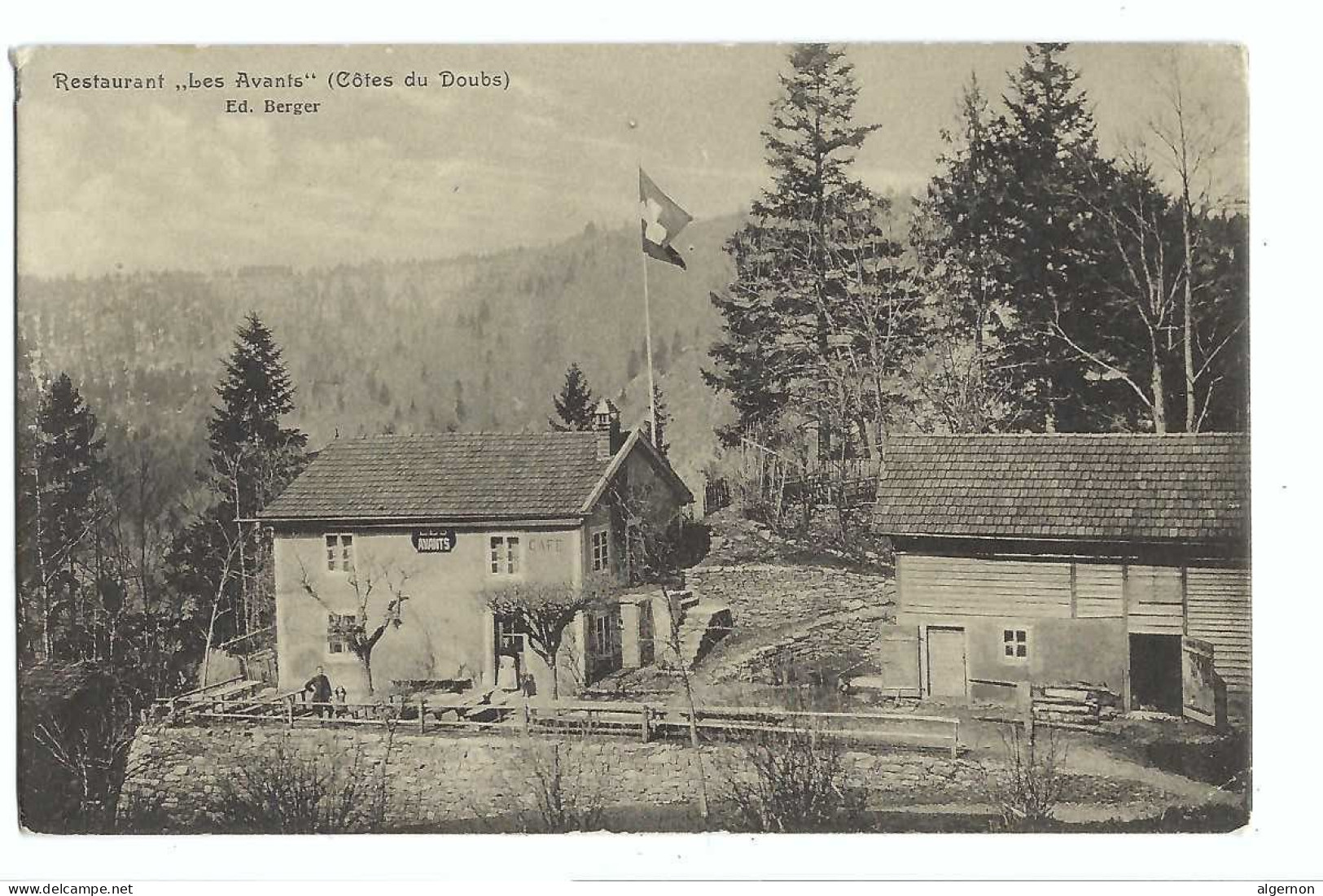 32335 - Restaurant Les Avants Côtes Du Doubs Ed. Berger - Les Brenets