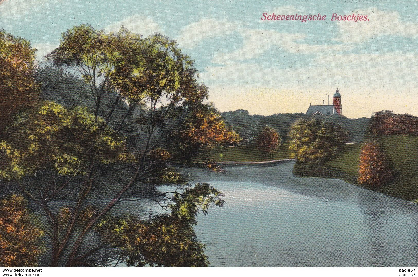 Scheveningse Bosjes 1914 Stempel Tienhoven - Den Haag ('s-Gravenhage)