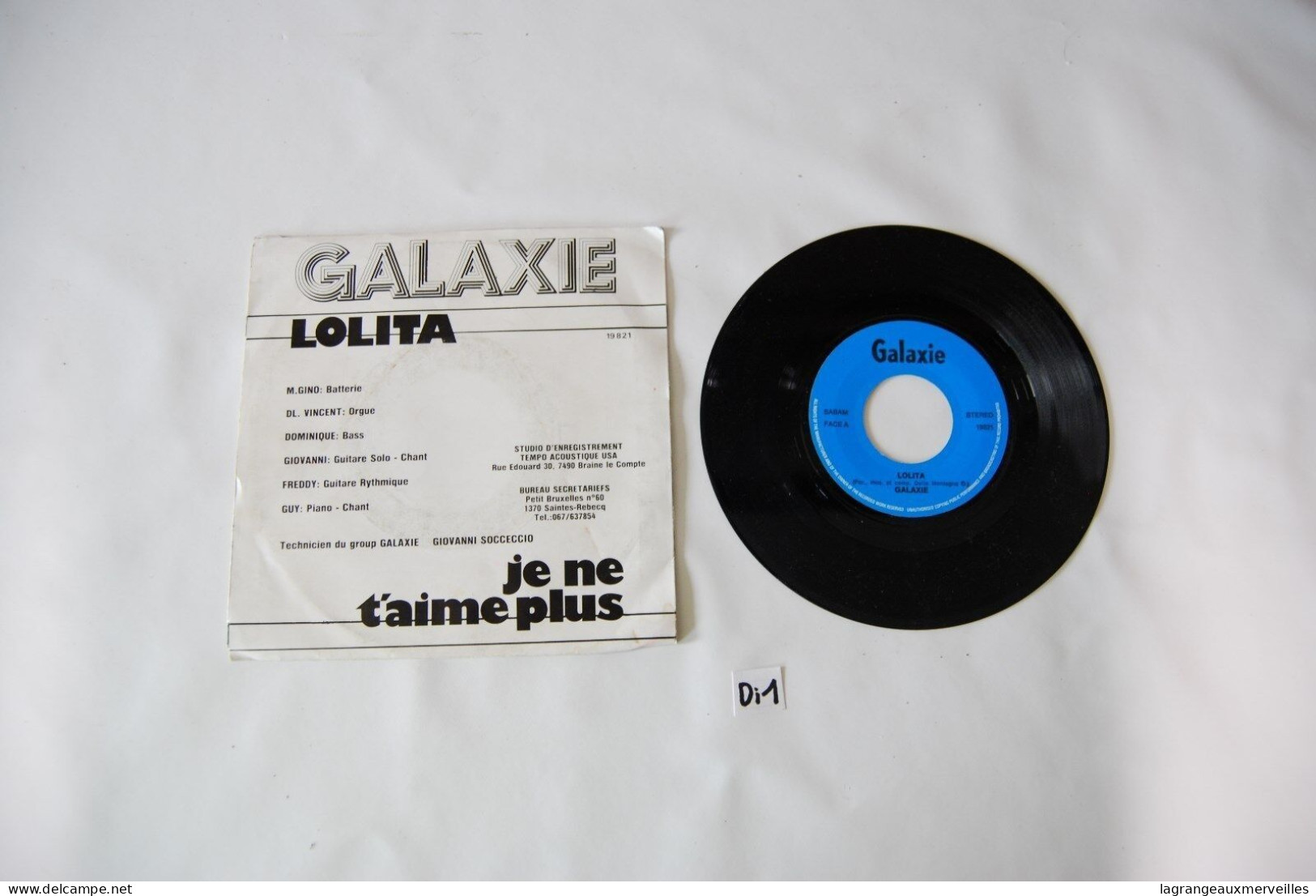 Di1- Vinyl 45 T - Galaxie - Lolita Et Je Ne T Aime Plus - Other - French Music