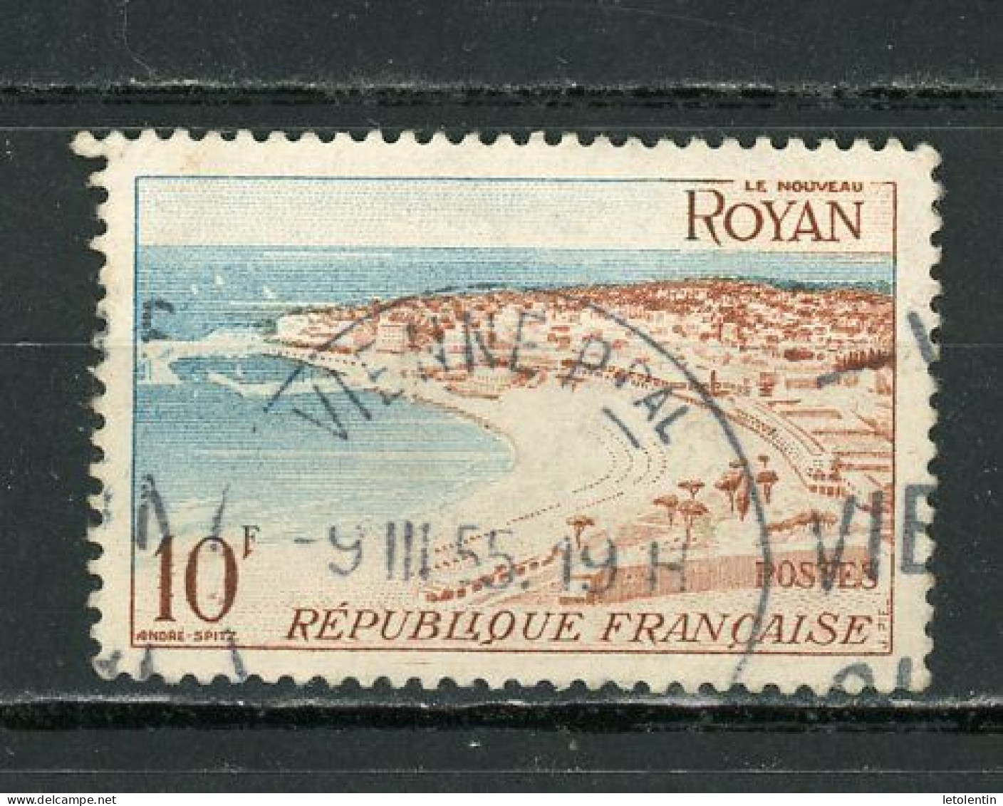 FRANCE - ROYAN - N° Yvert 978 Obli. ronde De “VIENNE De 1955” - Used Stamps