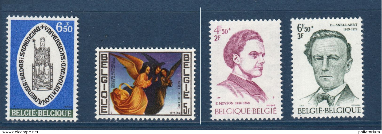 Belgique, België, **, Yv 1778, 1779, 1780, 1781, Mi 1835, 1836, 1837, 1838, SG 2405, 2406, 2407, 2408 - Unused Stamps