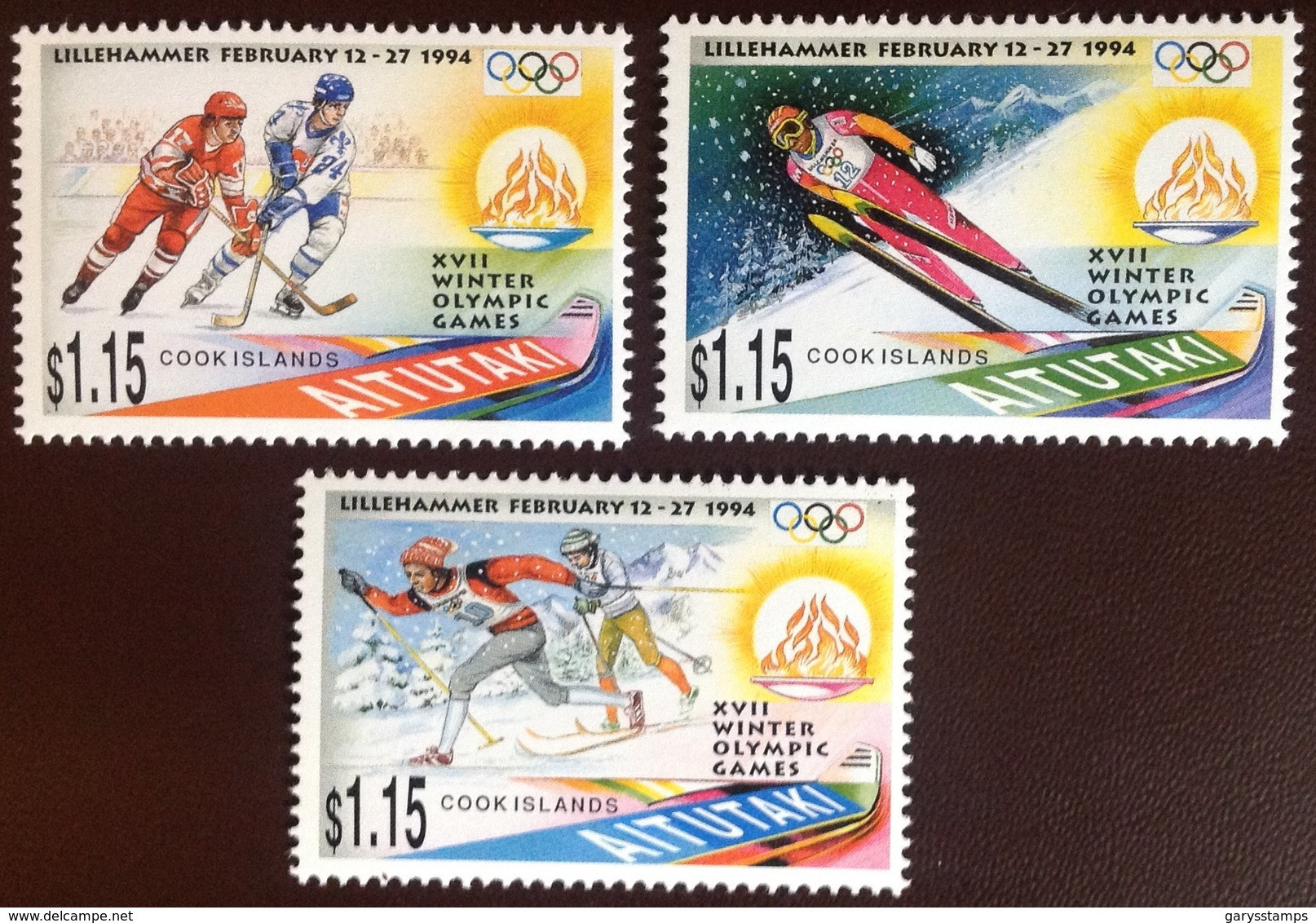 Aitutaki 1994 Winter Olympics MNH - Aitutaki