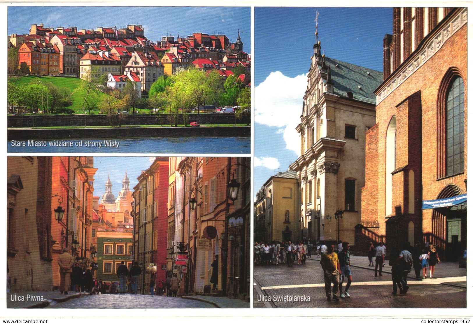 MULTIPLE VIEWS, ARCHITECTURE, CHURCH, POLAND, POSTCARD - Pologne