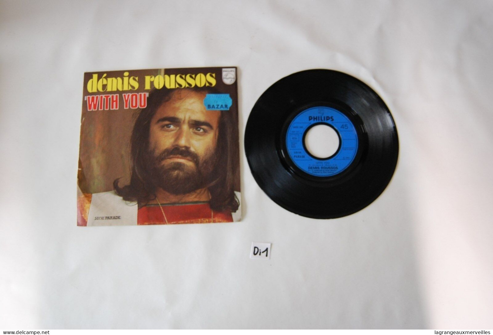 Di1- Vinyl 45 T - Demis Roussos - With You - Philips - Disco, Pop