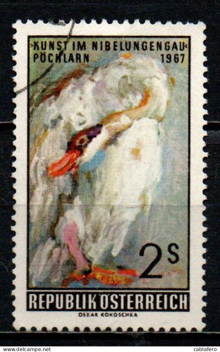 AUSTRIA - 1967 - ESPOSIZIONE D'ARTE NIBELUNGA A POCHLAM - USATO - Usados