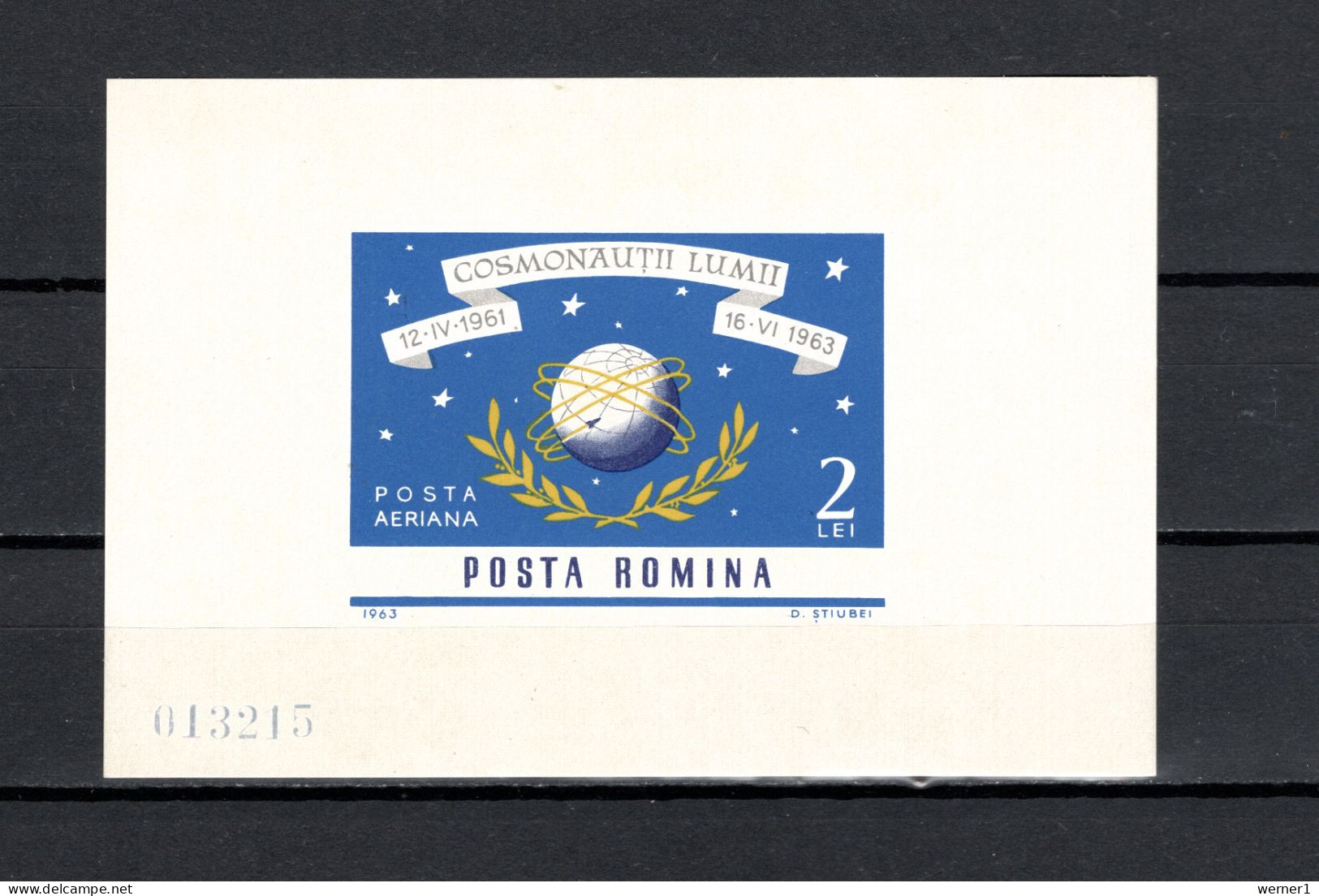 Romania 1964 Space, S/s MNH - Europa