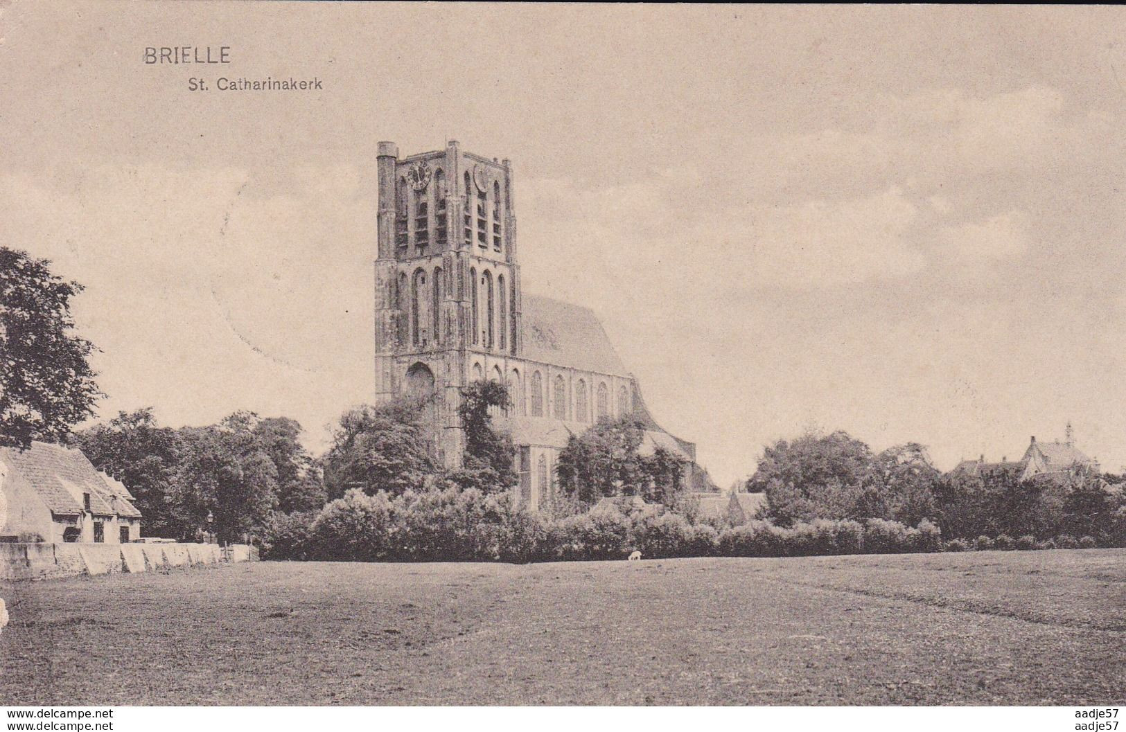 Rotterdam Gezicht In Het Park 1914 Oorlogscorrespondentie - Brielle