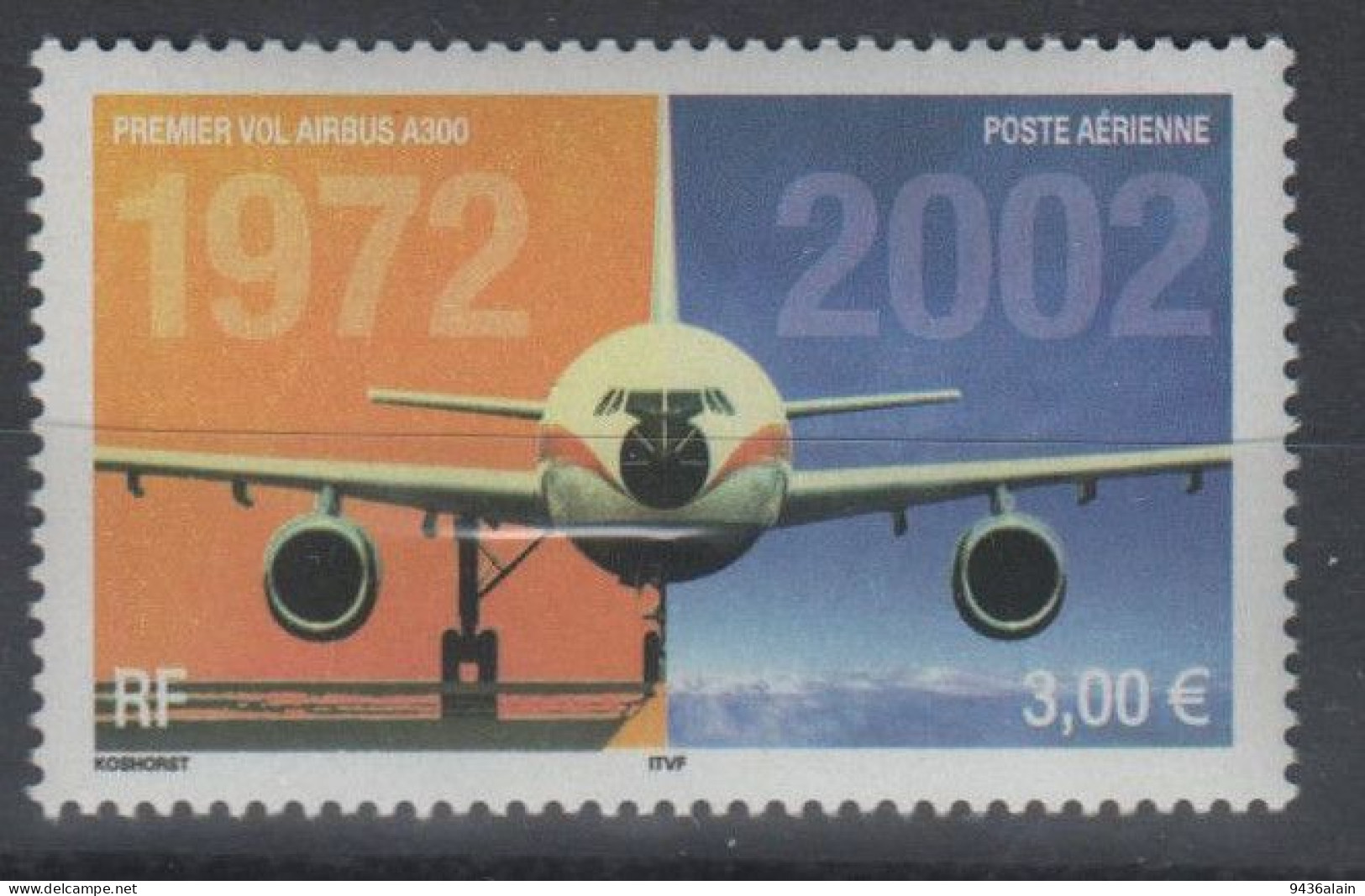Poste Aérienne N°65 Airbus** - 1960-.... Postfris