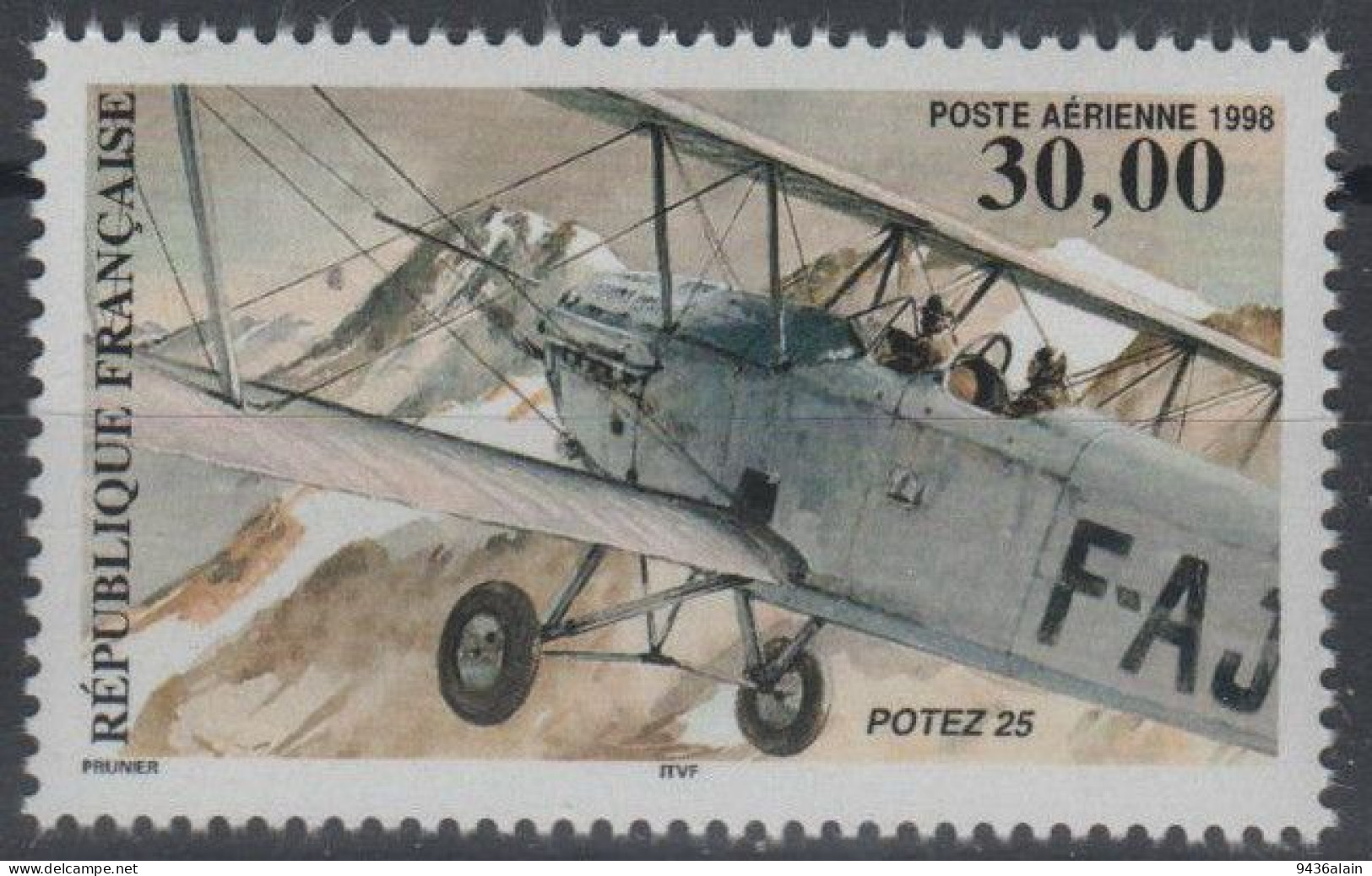 Poste Aérienne N°62** - 1998 - 1960-.... Mint/hinged