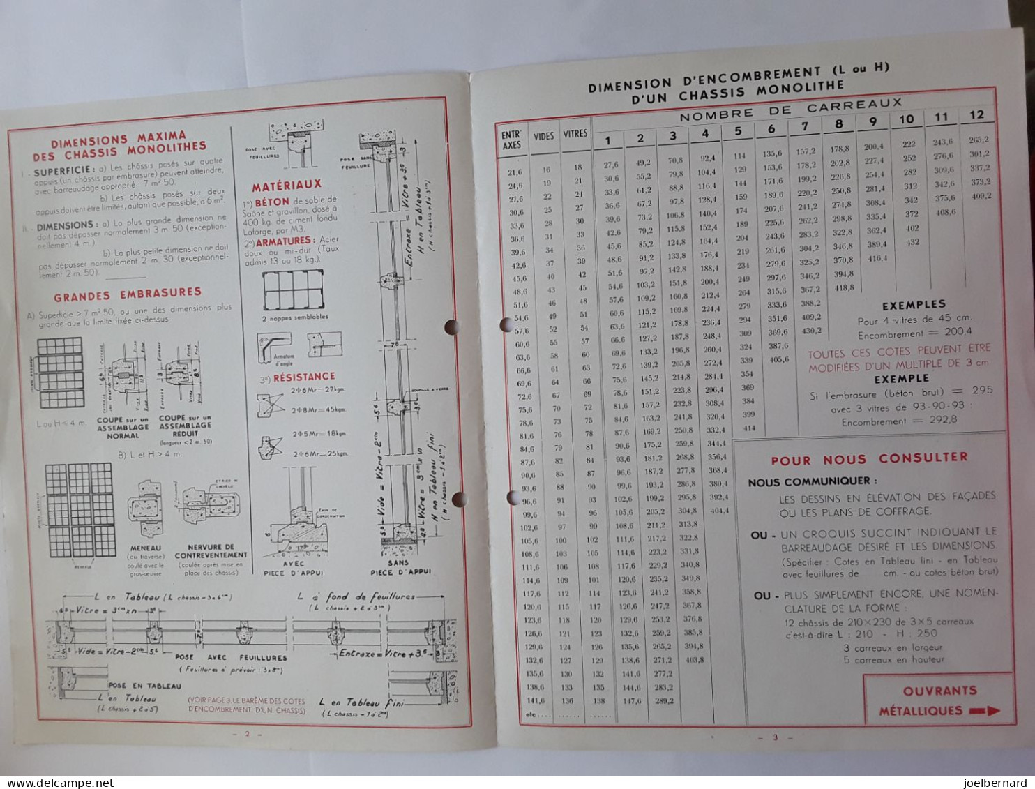 ETS A.MURE CHASSIS ET BARREAUX MUREX - Advertising