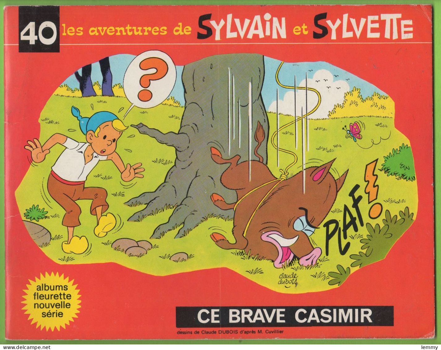 BD - LES AVENTURES DE SYLVAIN Et SYLVETTE - CE BRAVE CASIMIR - N° 40 - 1971 - Sylvain Et Sylvette