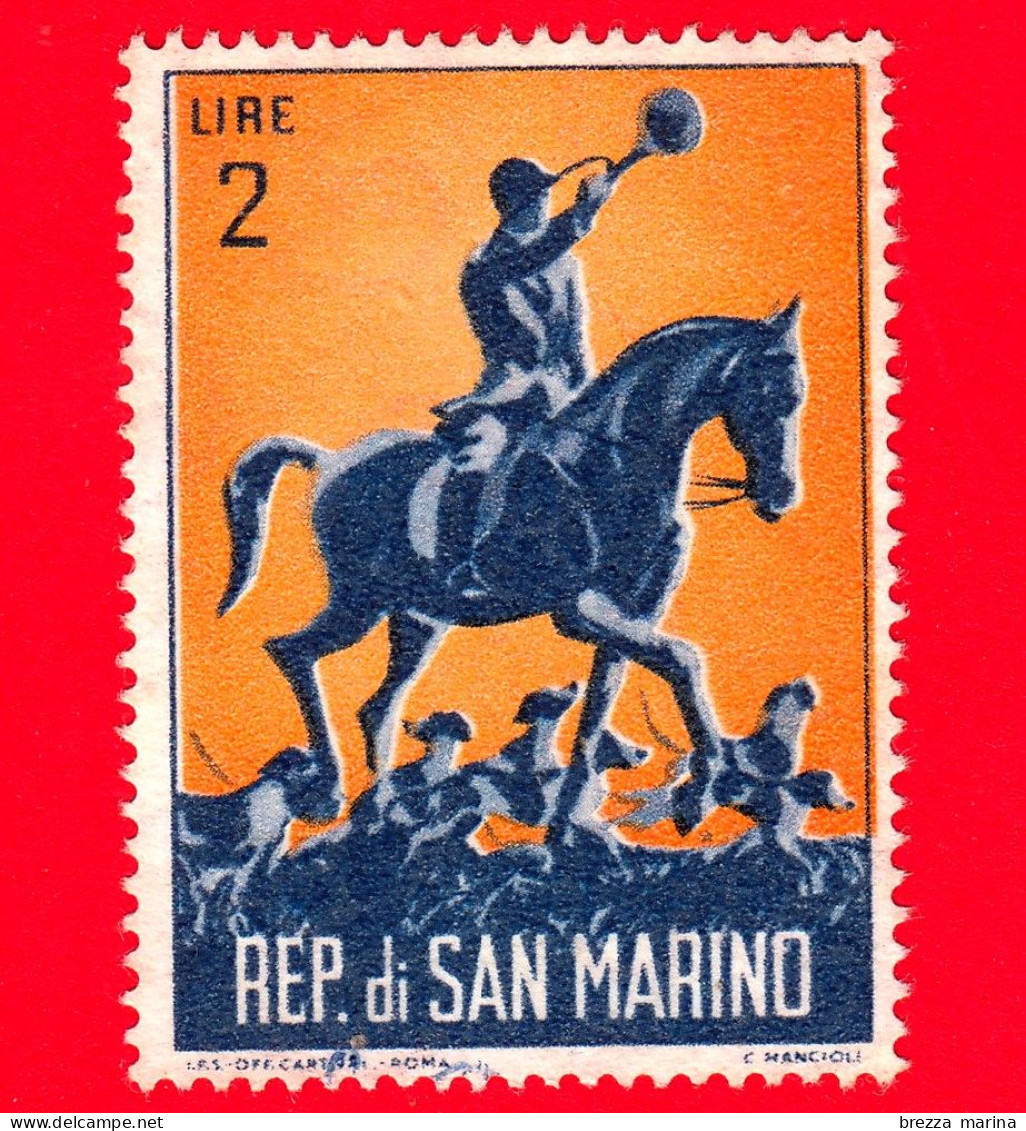 SAN MARINO - Usato - 1962 - Caccia Moderna - Caccia Alla Volpe - 2 - Usados