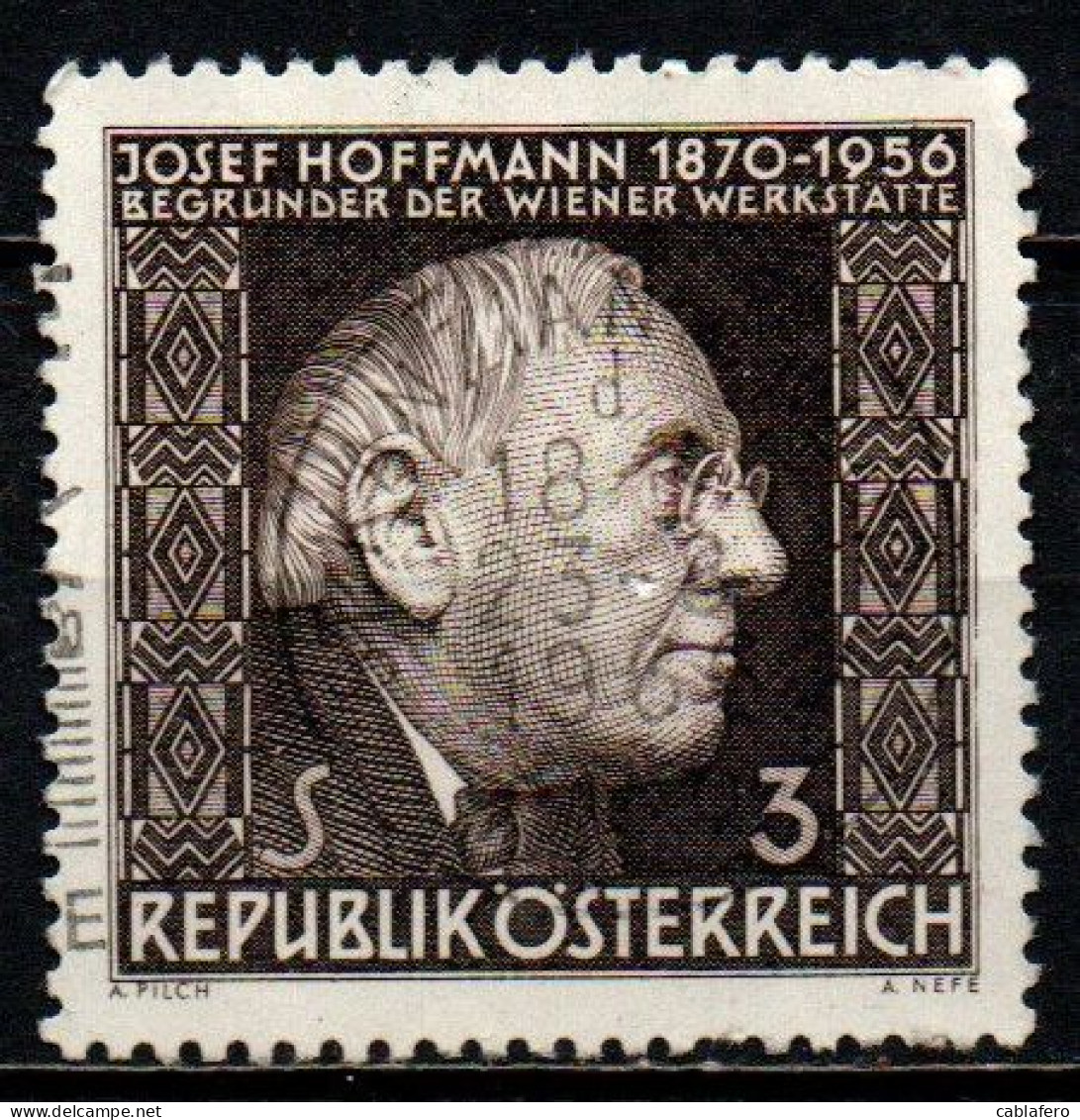 AUSTRIA - 1966 - J.. HOFFMANN - ARCHITETTO - USATO - Usados