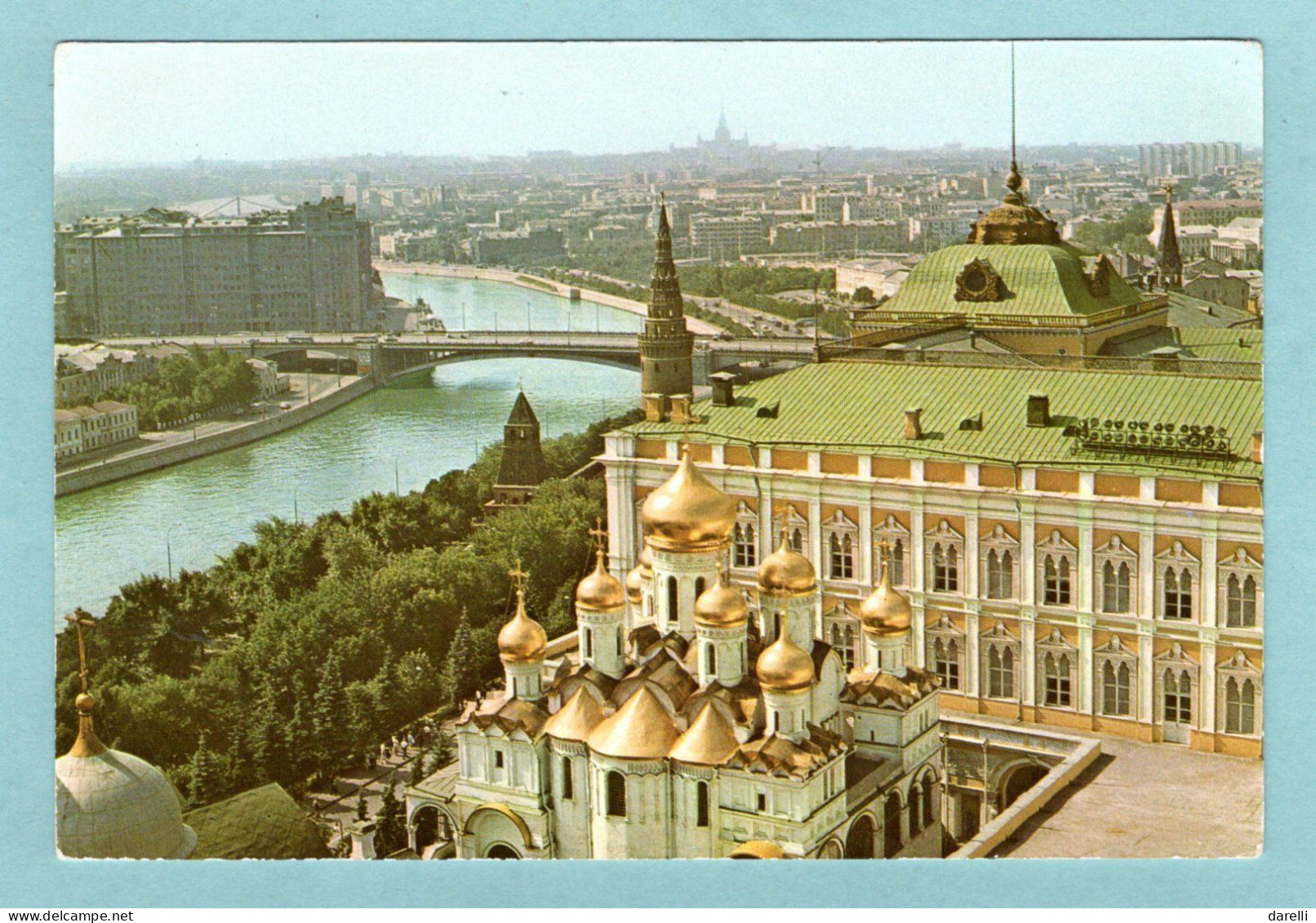 CP Russie - Moscou - Le  Kremlin - Vue De Clocher D'Ivan Le Grand (carte Souple) - Rusia