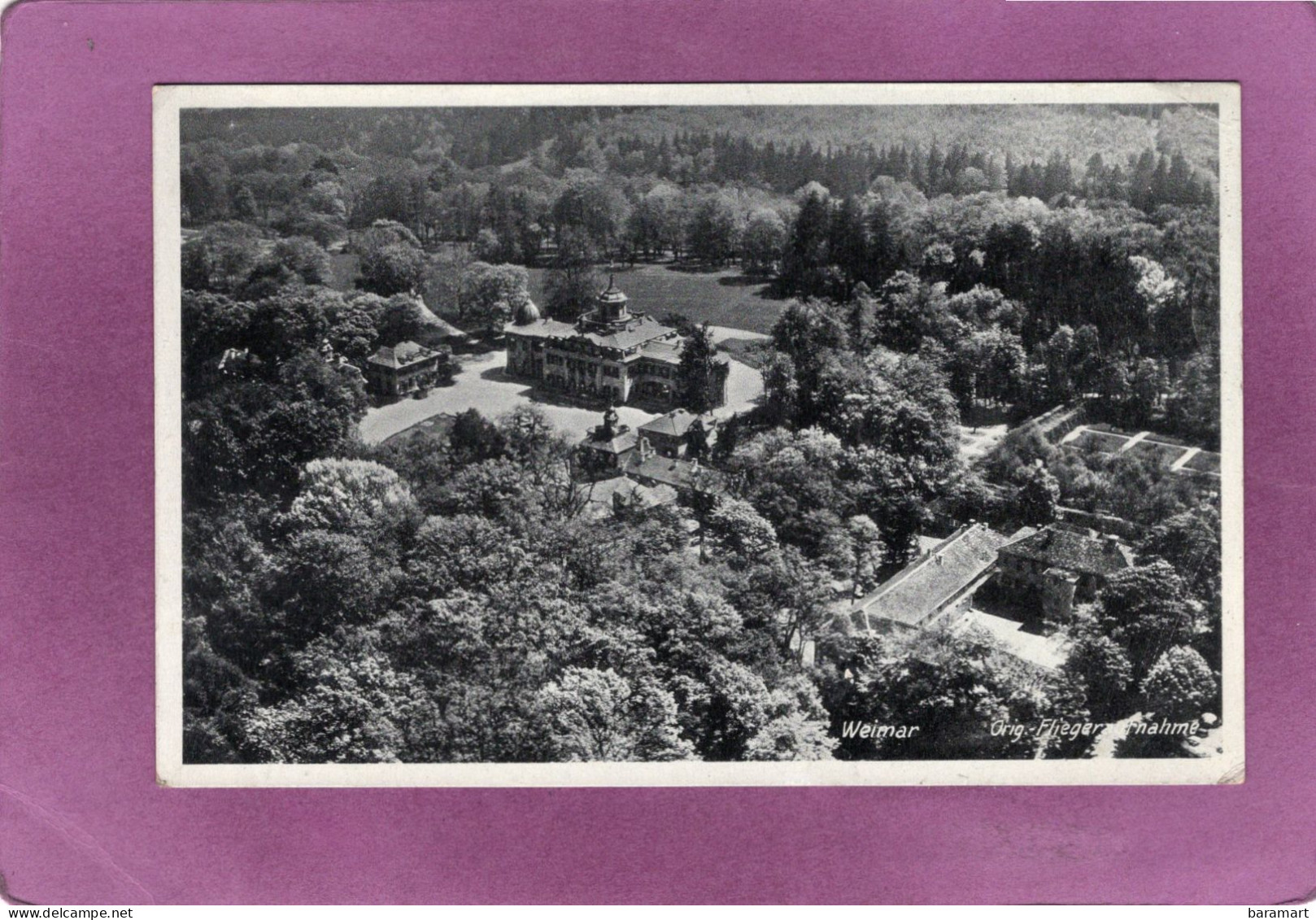 WEIMAR  Luftaufnahme Des Schlosses Belvedere  Fliegeraufnahme - Weimar