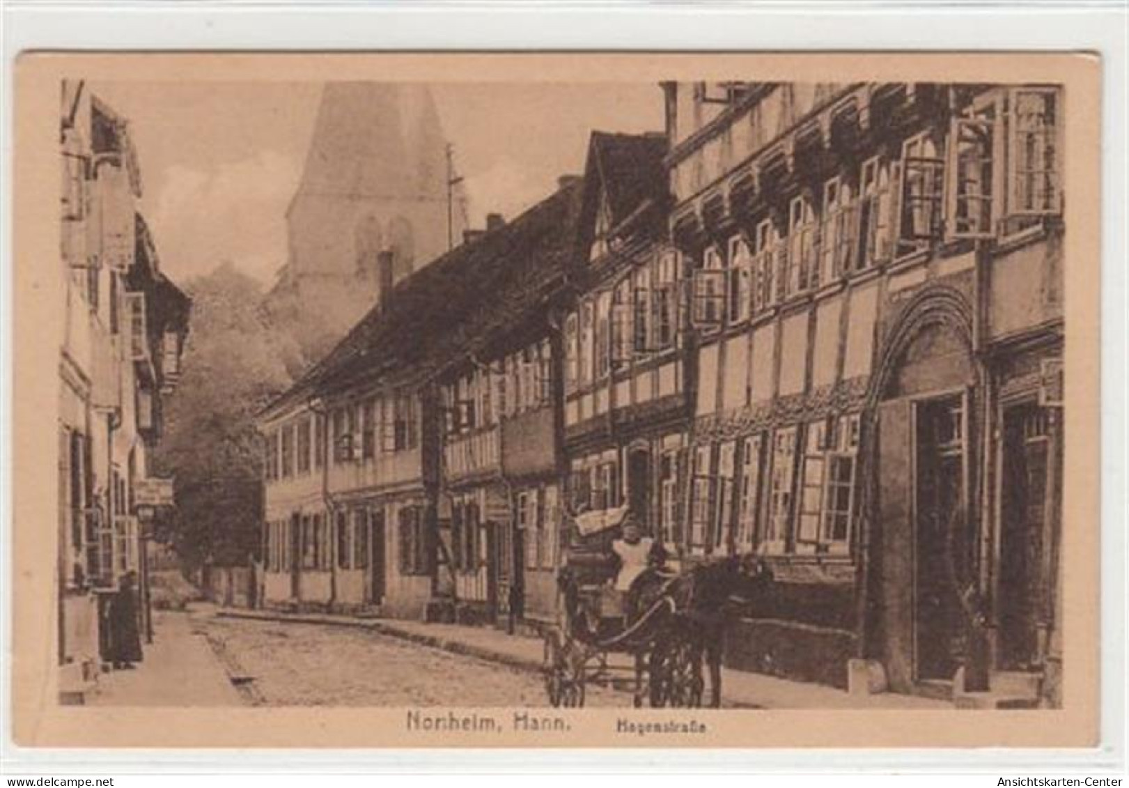 39081804 - Northeim. Pferdekutsche In Der Hagenstrasse. Ungelaufen Handschriftliches Datum Von 1930. Gute Erhaltung. - Northeim