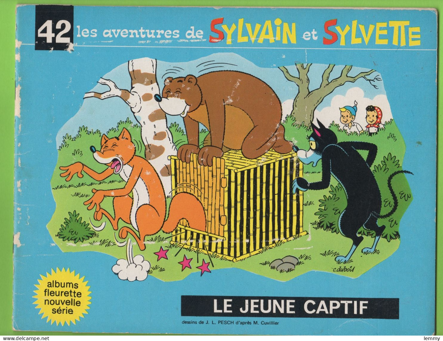 BD - LES AVENTURES DE SYLVAIN Et SYLVETTE - LE JEUNE CAPTIF - N° 42 - 1971 - Sylvain Et Sylvette