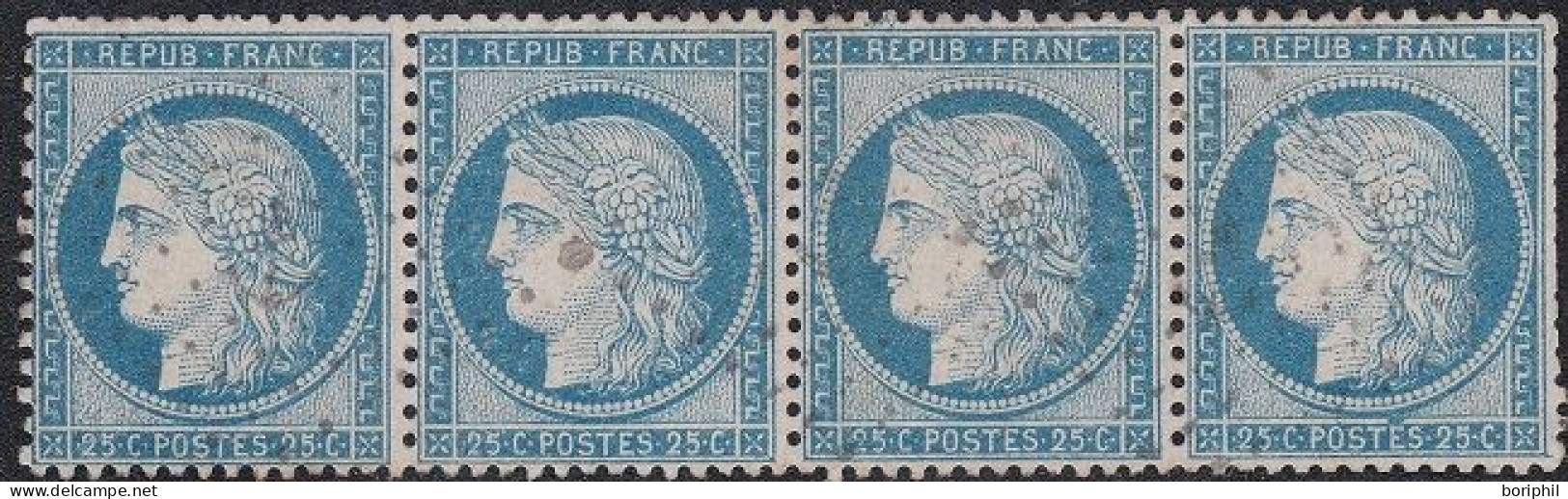 Cérès 60C - Bande De 4 - 1871-1875 Ceres