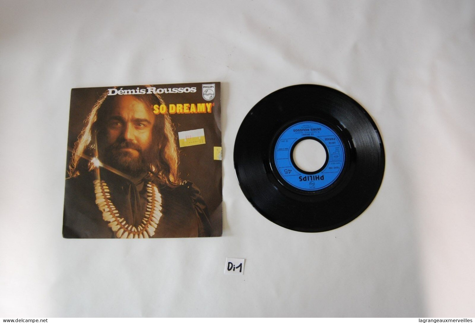 Di1- Vinyl 45 T - Demis Roussos - Happy To Be An Island In The Sun - Philips - Jazz