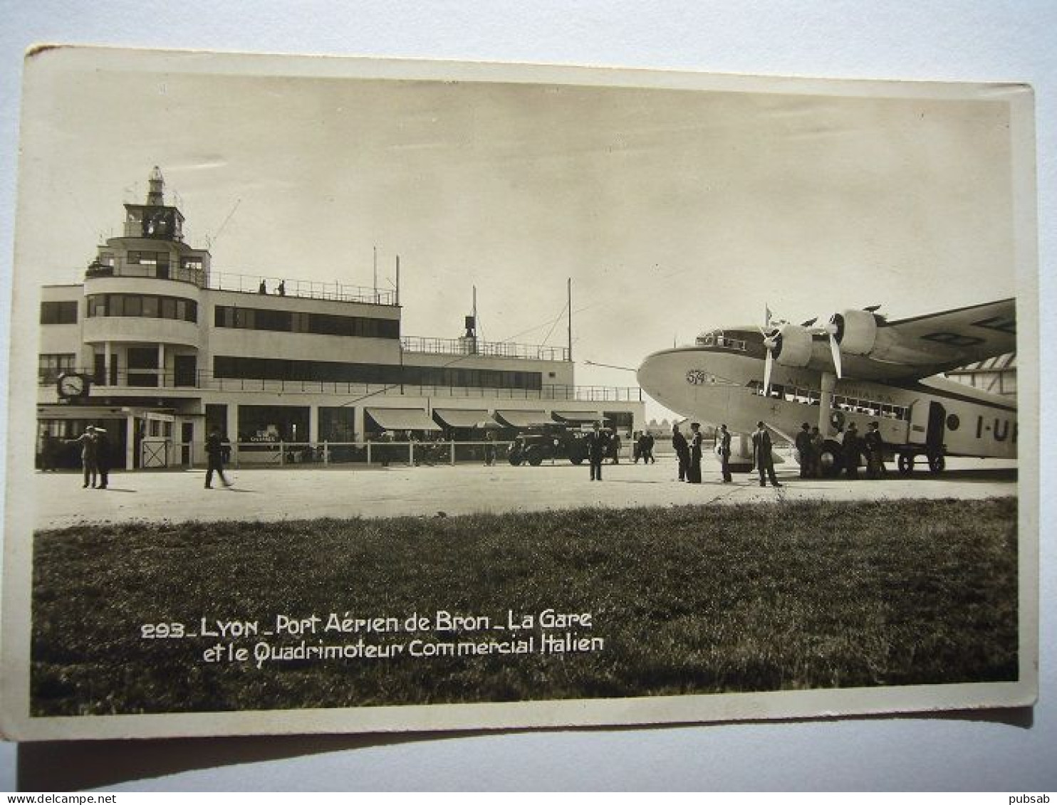 Avion / Airplane / ALA LITTORIA / Savoia Marchetti S.74 / Airline Issue / Seen At Lyon - Bron Airport / Aéroport - 1919-1938: Entre Guerres