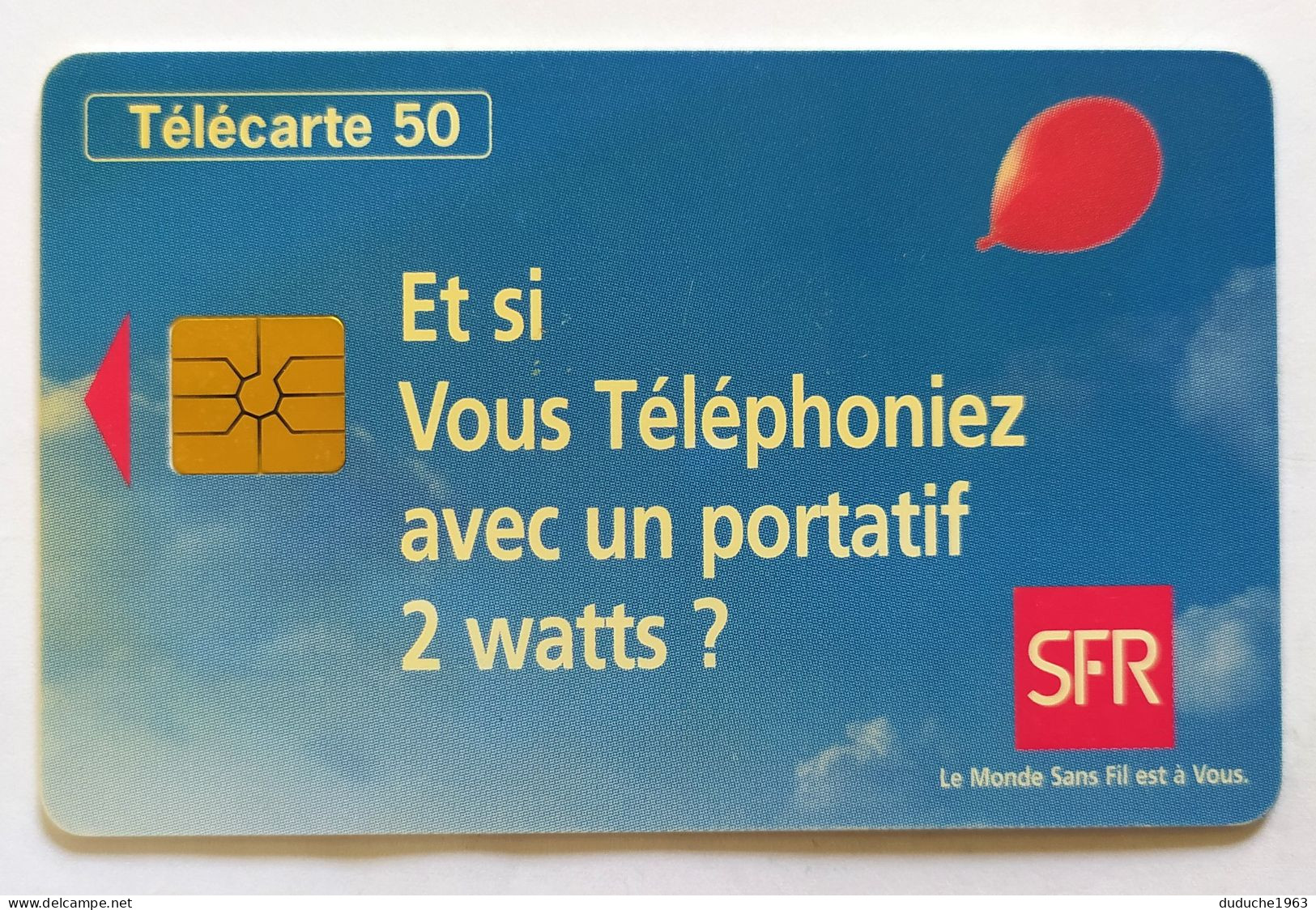 Télécarte France - SFR - Non Classificati