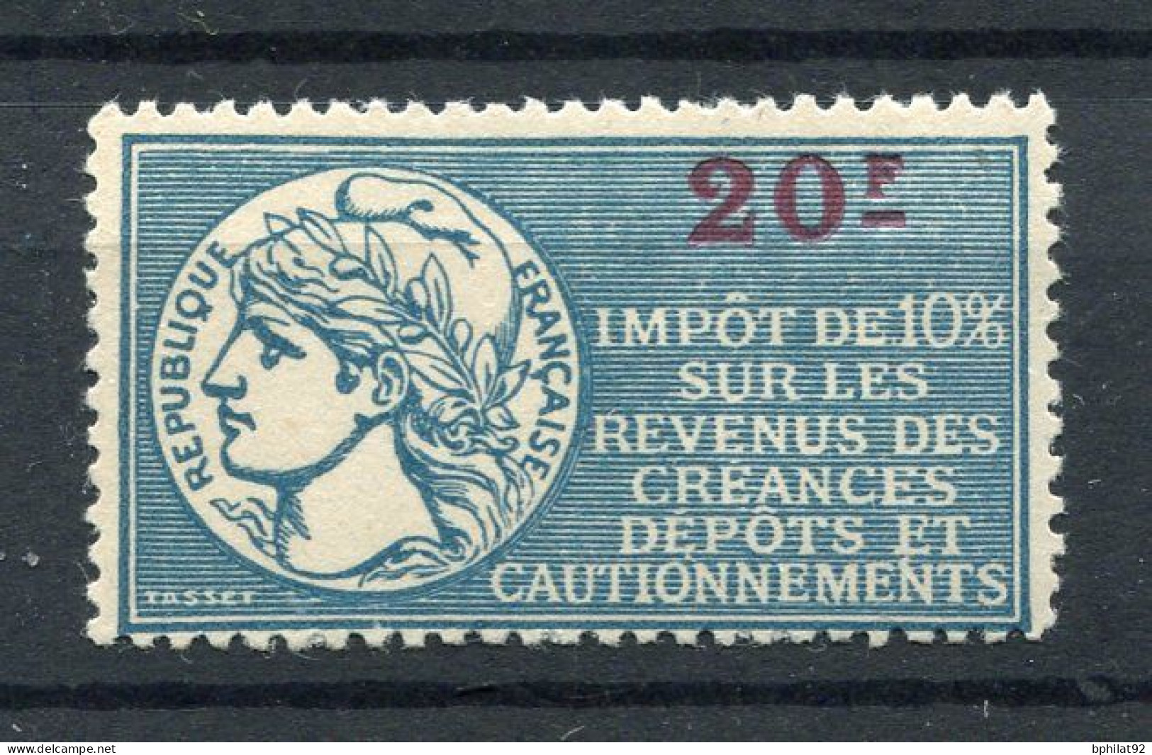 !!! FISCAL, IMPOT SUR LE REVENU N°79 NEUF * - Timbres