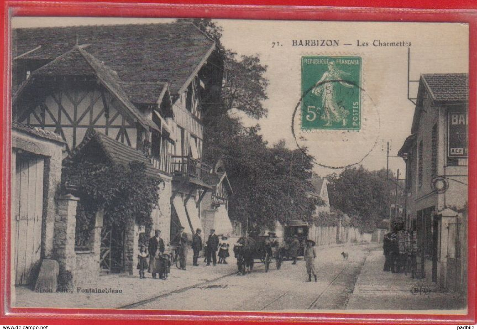 Carte Postale 77. Barbizon  Les Charmettes  Très Beau Plan - Barbizon