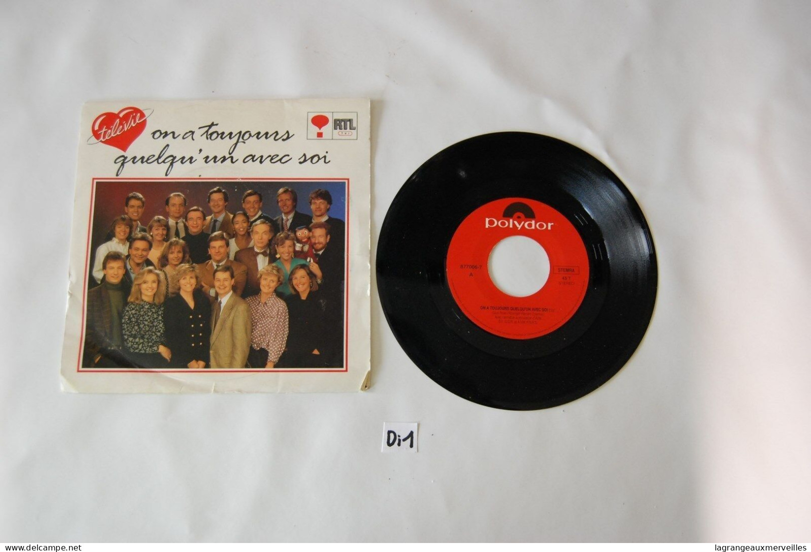 Di1- Vinyl 45 T - Televie - On A Toujours Quelqu'un Avec Soi - Polydor - Sonstige - Franz. Chansons