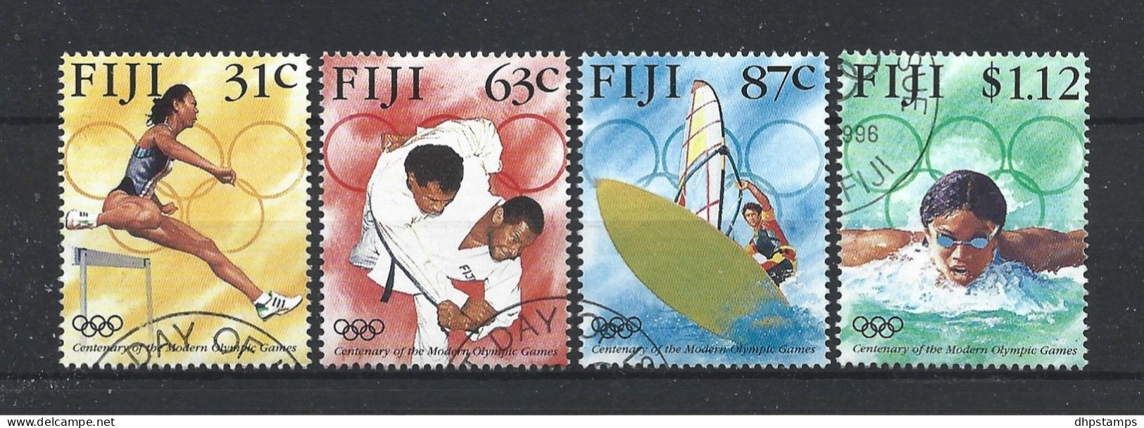Fiji 1996 Ol. Games Centenary Y.T. 783/786 (0) - Fidji (1970-...)