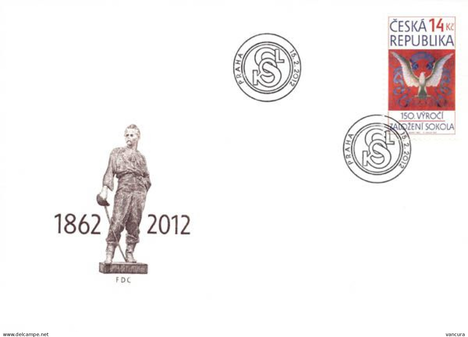 FDC 711 Czech Republic Sokol Movement 2012 - FDC