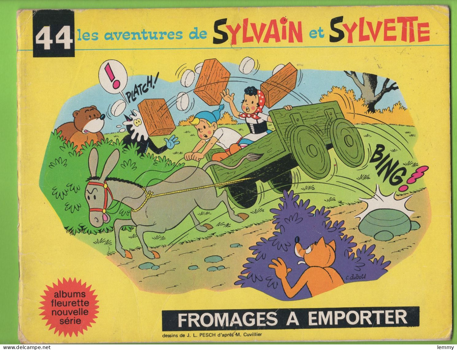 BD - LES AVENTURES DE SYLVAIN Et SYLVETTE - FROMAGES À EMPORTER - N° 44 - 1971 - Sylvain Et Sylvette