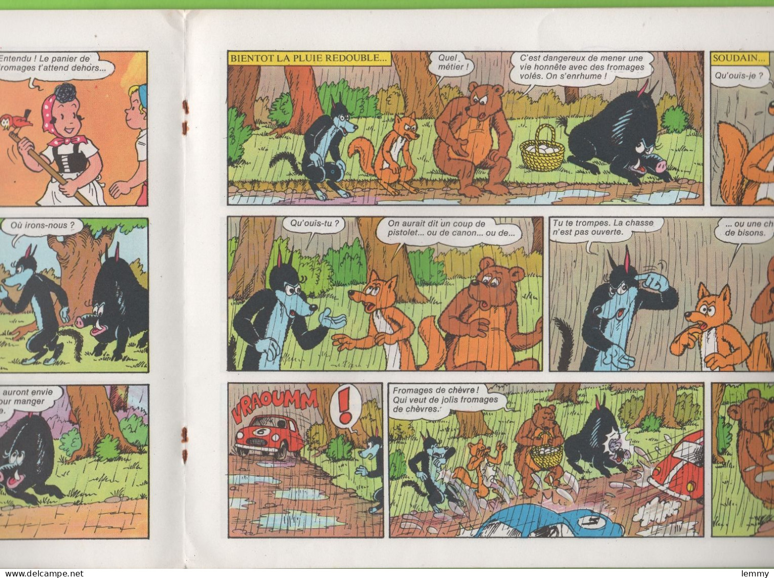 BD - LES AVENTURES DE SYLVAIN Et SYLVETTE - FROMAGES À EMPORTER - N° 44 - 1971 - Sylvain Et Sylvette