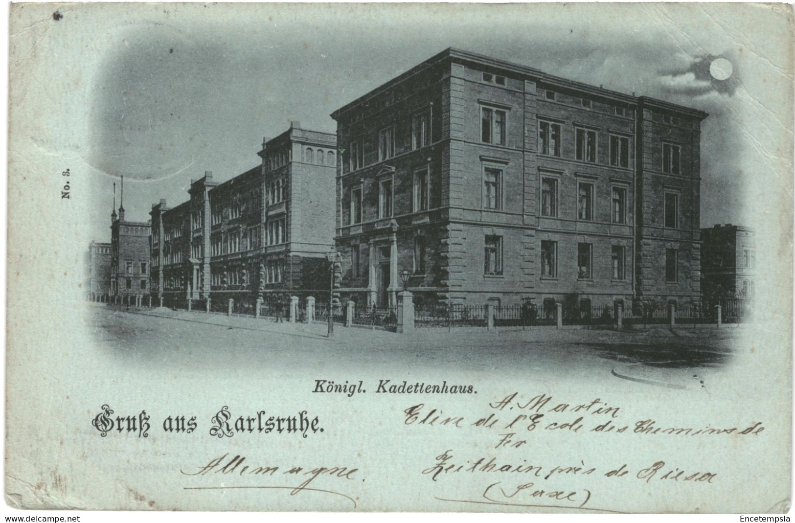 CPA Carte Postale  Germany Karlsruhe Gruss Aus  Karlsruhe Konigl. Kadettenhaus 1899  VM79856ok - Karlsruhe