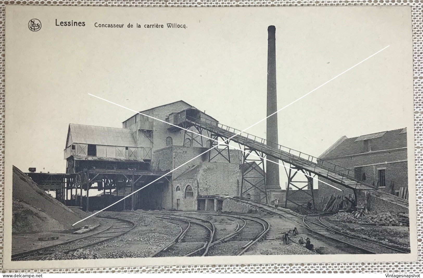 LESSINES LESSEN Concasseur De La Carrière Willocq CPSM édit Foucart - Lessines