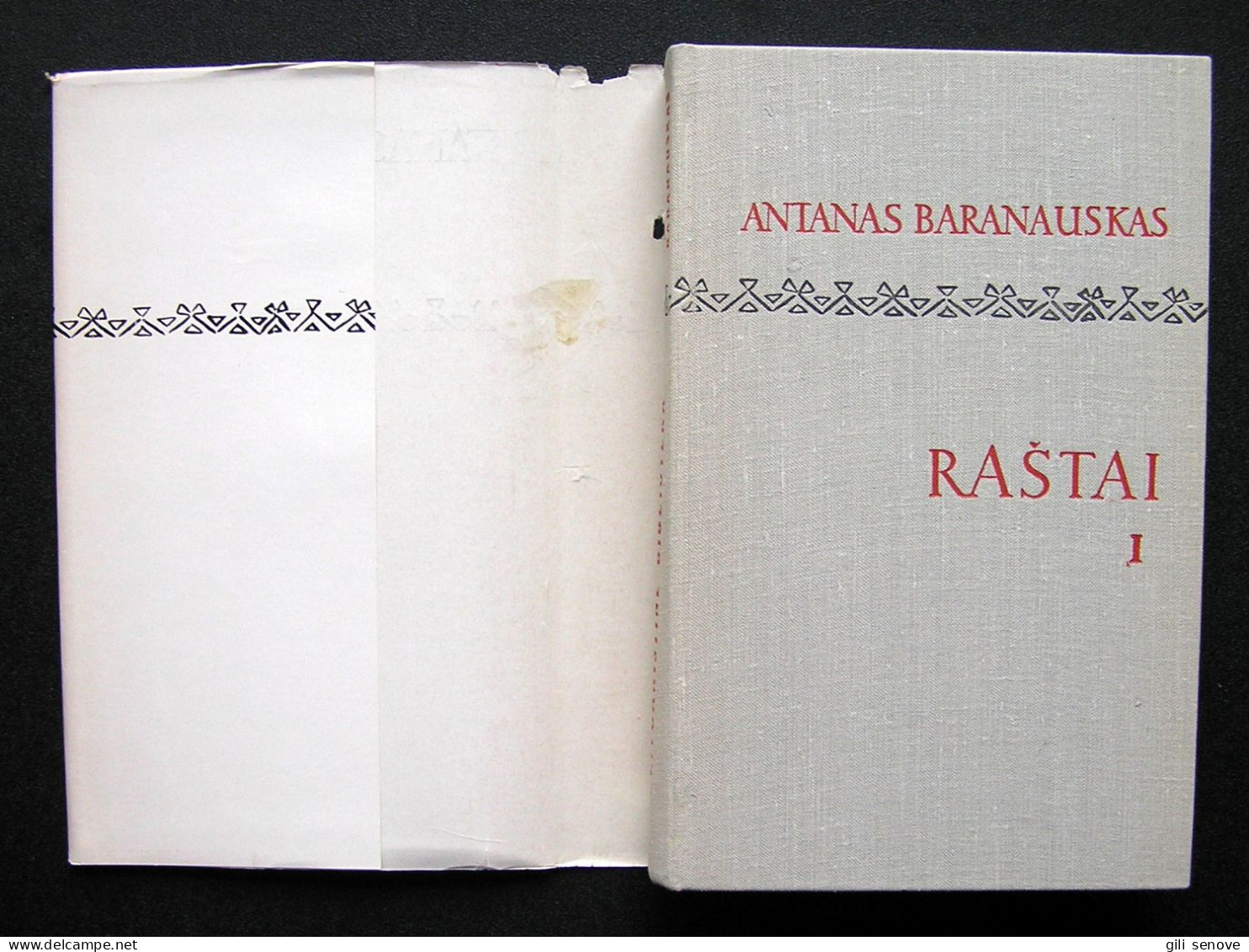 Lithuanian Book / Raštai (1, 2 Tomai) By Baranauskas 1970 - Kultur