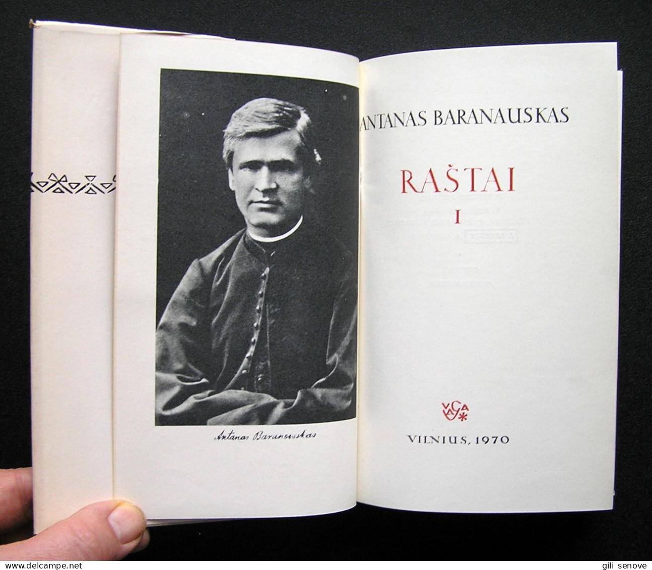 Lithuanian Book / Raštai (1, 2 Tomai) By Baranauskas 1970 - Cultural